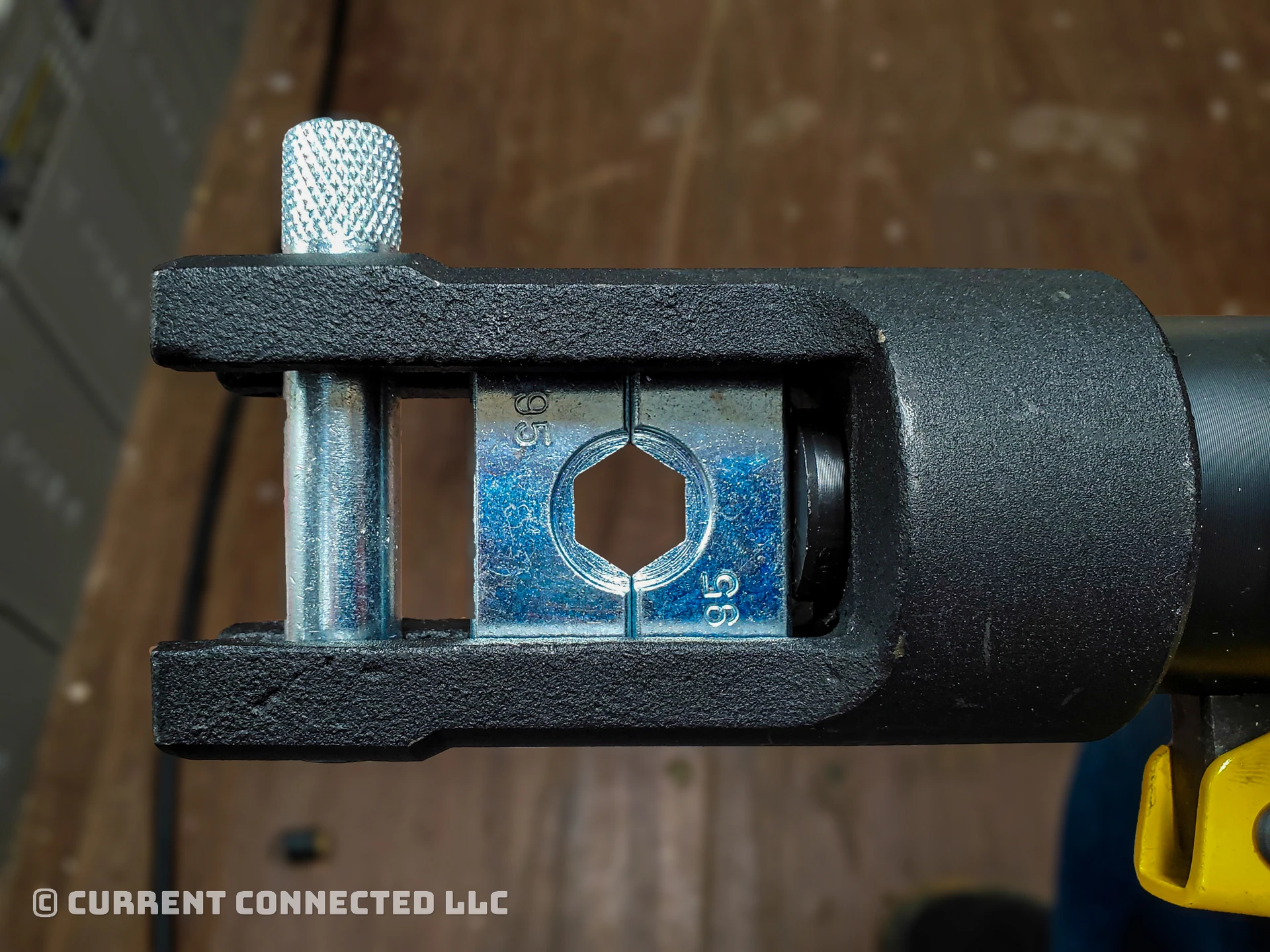 Photo of wire crimper.